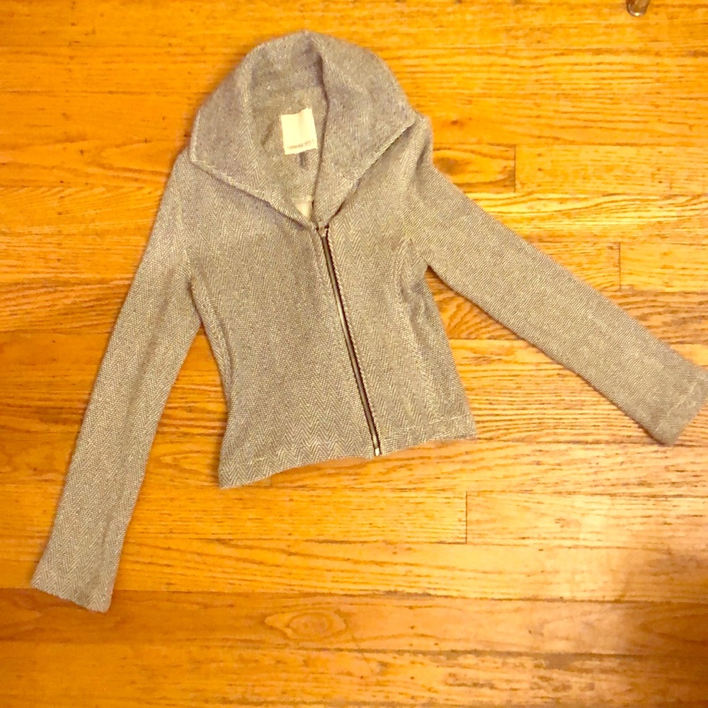 Faux tweed jacket